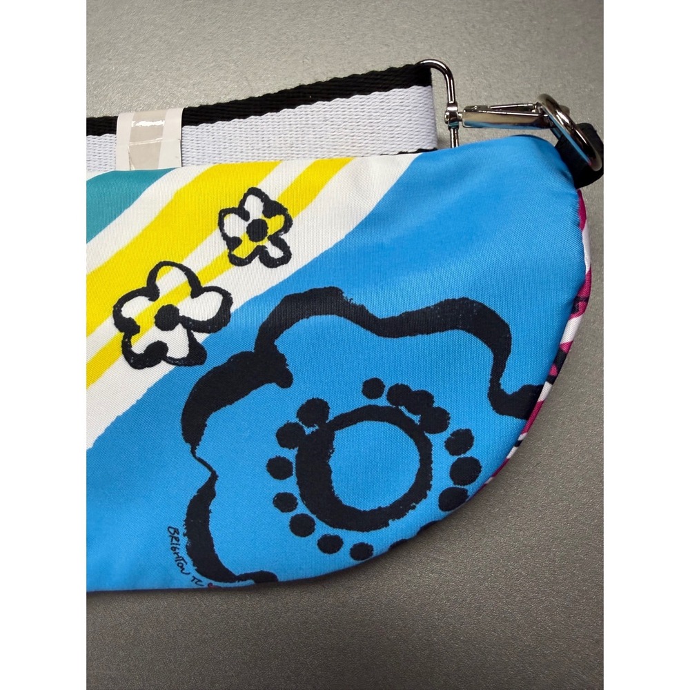 Brighton Graffiti Love Crossbody Belt Bag Multi Color Floral Pop Art NWT - Picture 7 of 8